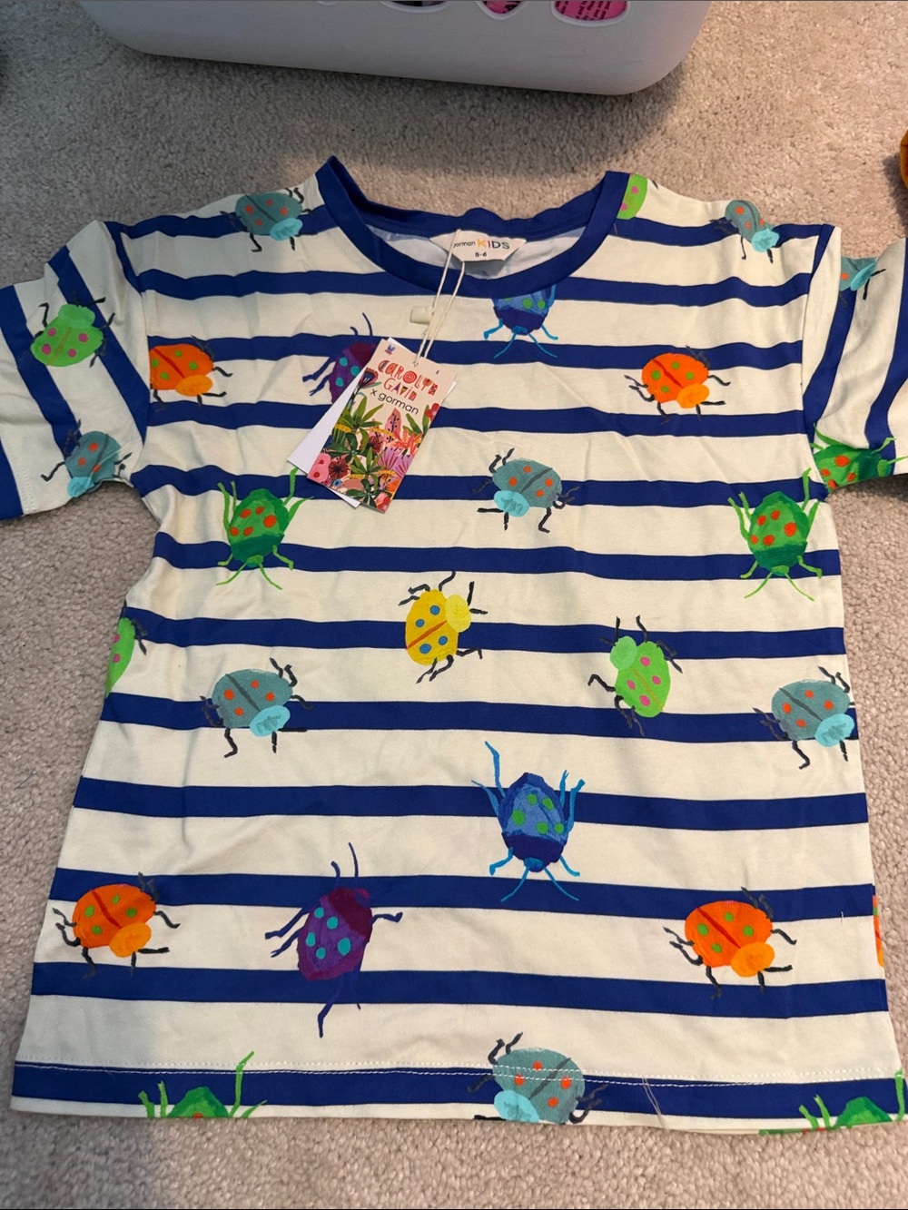 Gorman Kuds, beetle T-shirt, 5–6 Carolyn Gavin NWT